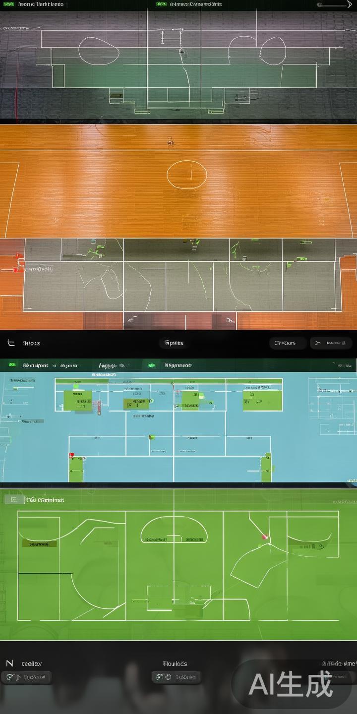 第二步：选择所需的场地类型，主要包括篮球场、羽毛球